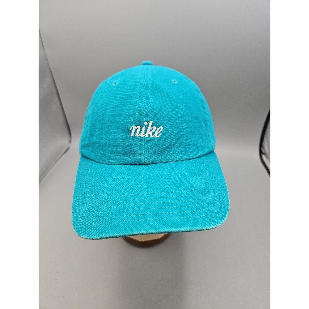Nike Hat  Spellout Unstructured  Cotton Y2K 2000s Vintage Dad Cap Hat
